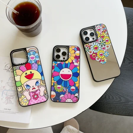 iphone17アイフォン17pro カバー murakami sunflower カイカイキキ 