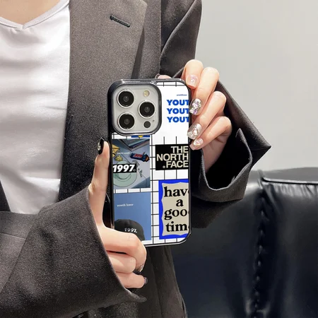iphone17the north face風 アイフォーン17pro スマホケース  豹柄