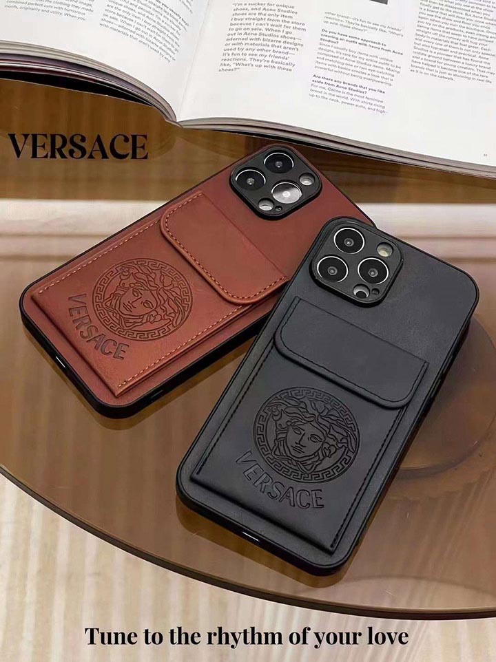 ヴェルサーチ versace アイフォーン 13スマホケース ブランドロゴ