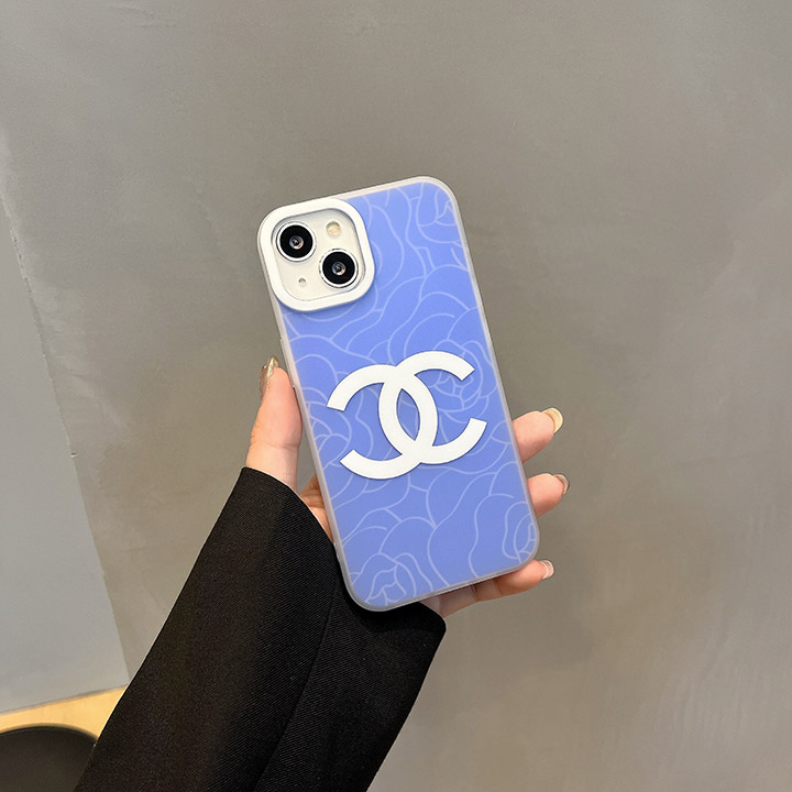 ブルー アイホン 15 スマホケース chanel シャネル