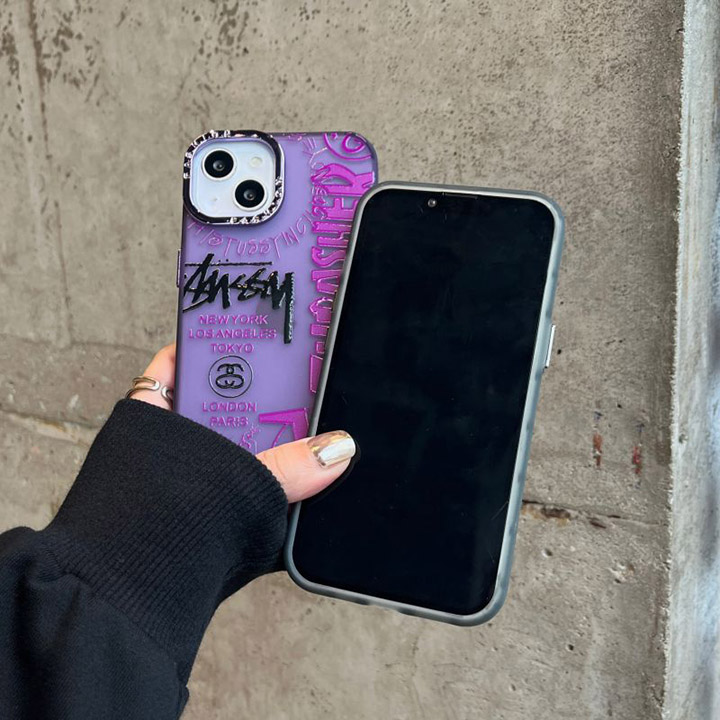 アイホン 14pro スマホケース 綺麗 ステューシー stussy