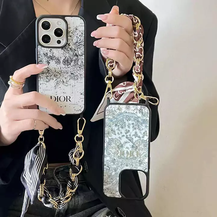 dior ディオール ストラップ付き iphone 16 pro max カバー