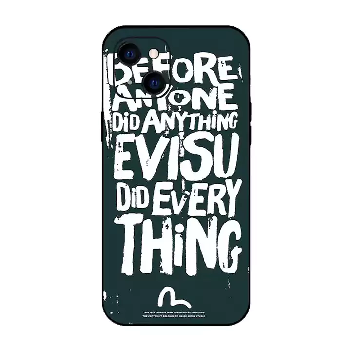 送料無料 アイフォーン 15 ケース エヴィス evisu