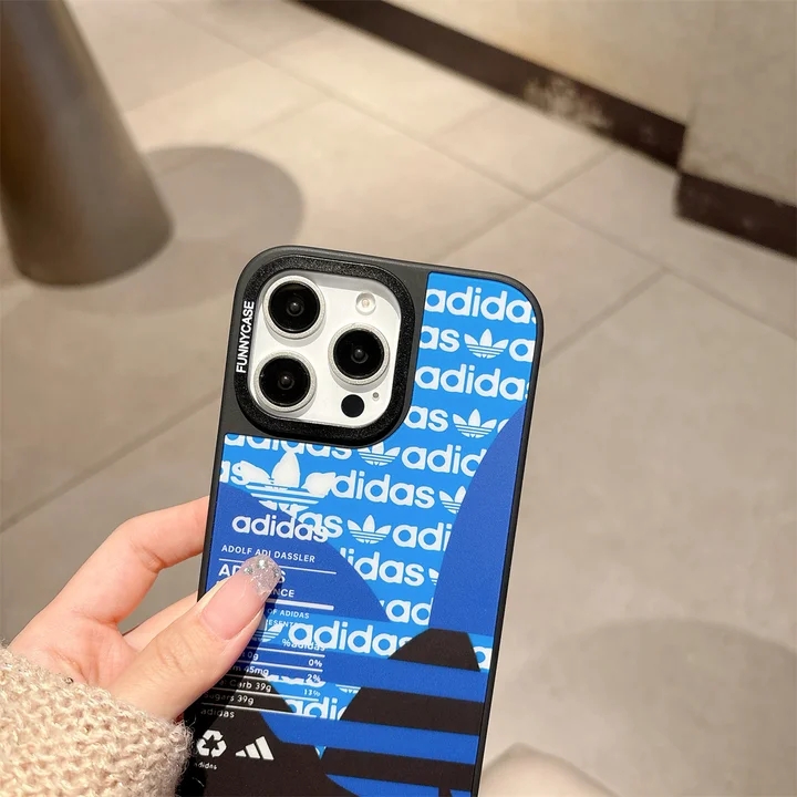 adidas風 スマホケース