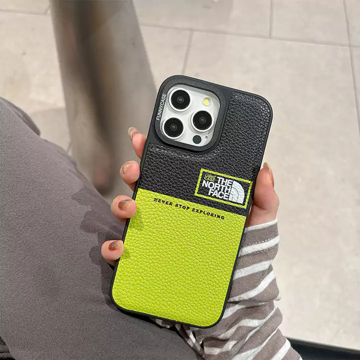the north face風 アイフォン 15ケース レデイース